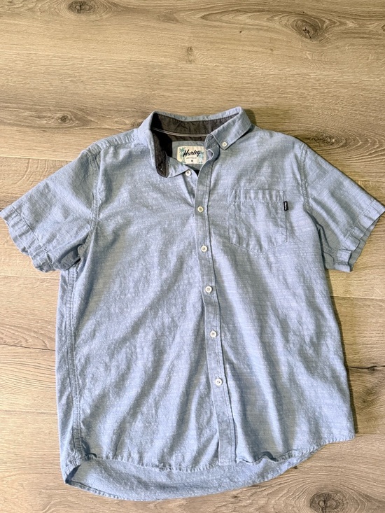 Hurley Other - Hurley Light Blue Short-Sleeve Button-Down Shirt